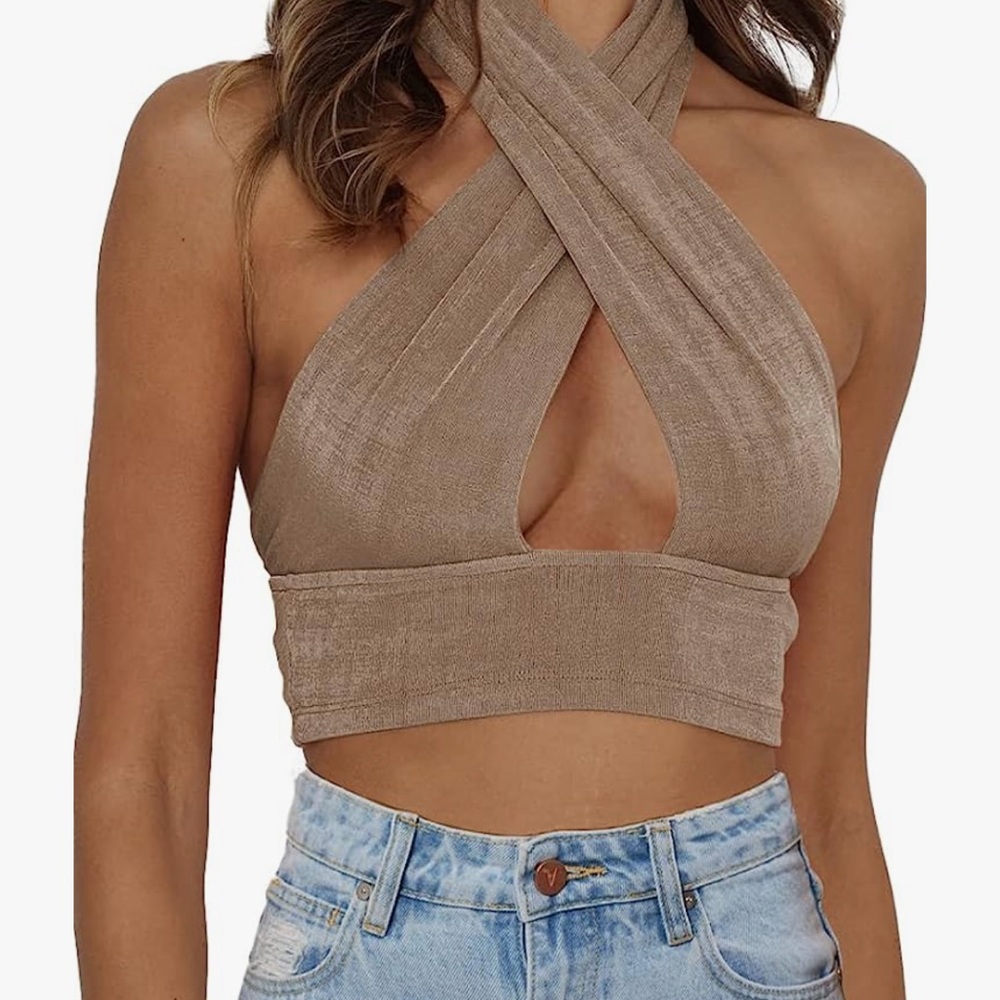 BRAND NEW criss cross tank top